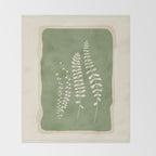 Leaf Design 17 Throw Blanket Gallery Image 2