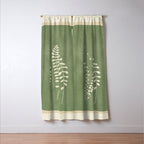 Leaf Design 17 Window Curtain Gallery Image 3