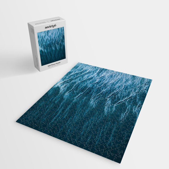 Minimalist Wave Patterns â Oceanscape Photography Jigsaw Puzzle Gallery Image 2