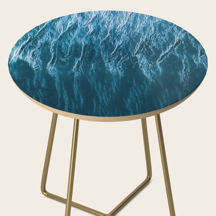 Minimalist Wave Patterns â Oceanscape Photography Side Table Gallery Image 2