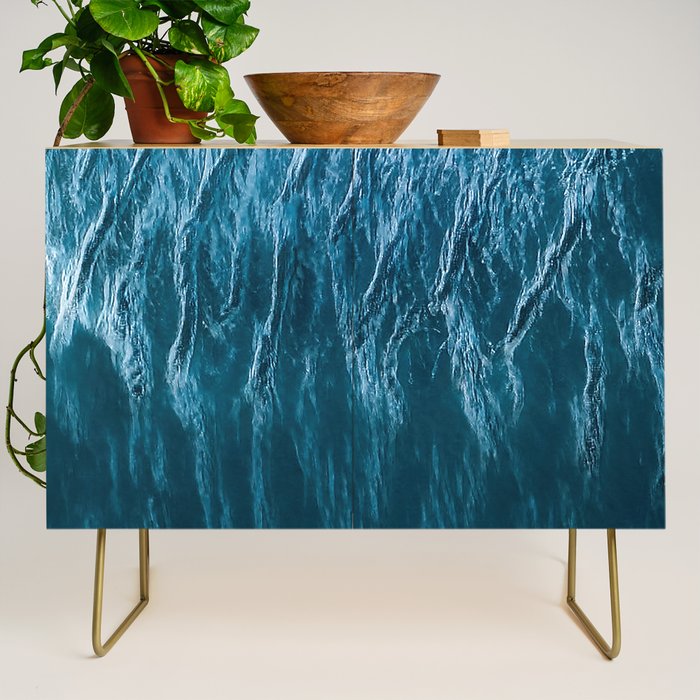 Minimalist Wave Patterns â Oceanscape Photography Credenza Gallery Image 1