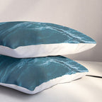 Minimalist Wave Patterns â Oceanscape Photography Pillow Sham Gallery Image 3