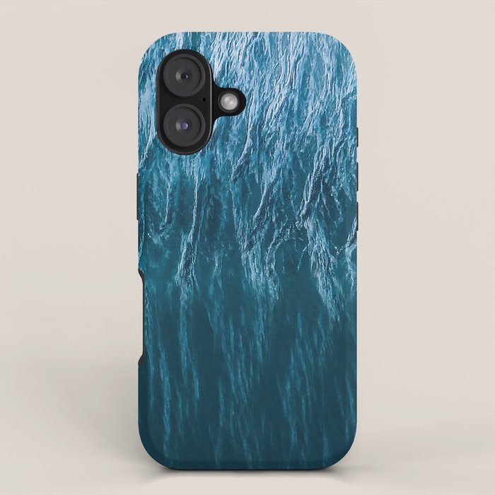 Minimalist Wave Patterns â Oceanscape Photography iPhone Case Gallery Image 1