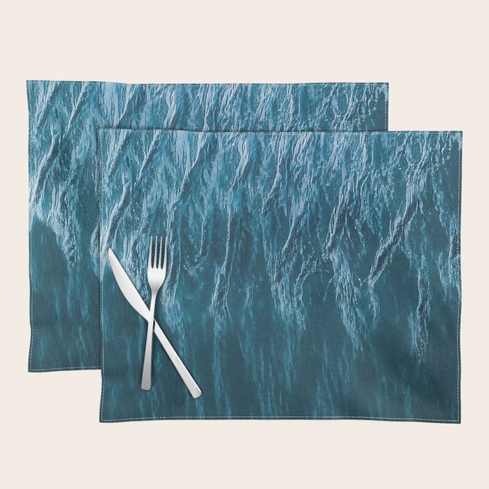 Minimalist Wave Patterns â Oceanscape Photography Placemat Gallery Image 1