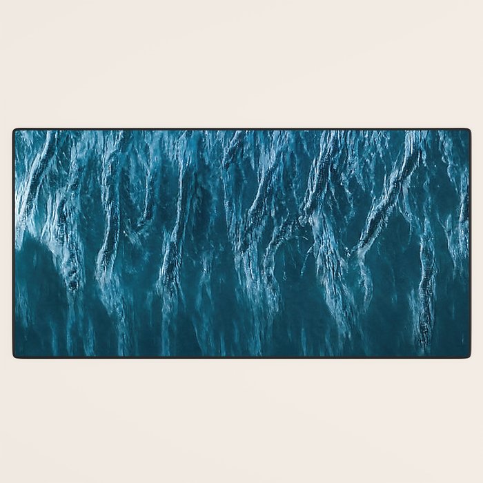 Minimalist Wave Patterns â Oceanscape Photography Desk Mat Gallery Image 3