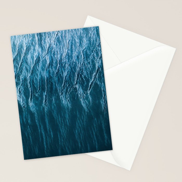 Minimalist Wave Patterns â Oceanscape Photography Stationery Card Gallery Image 2