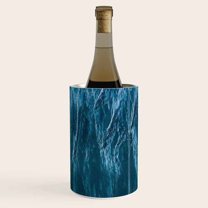 Minimalist Wave Patterns â Oceanscape Photography Wine Chiller Gallery Image 1