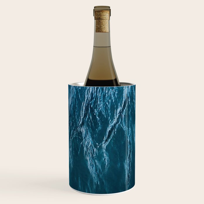 Minimalist Wave Patterns â Oceanscape Photography Wine Chiller Gallery Image 3