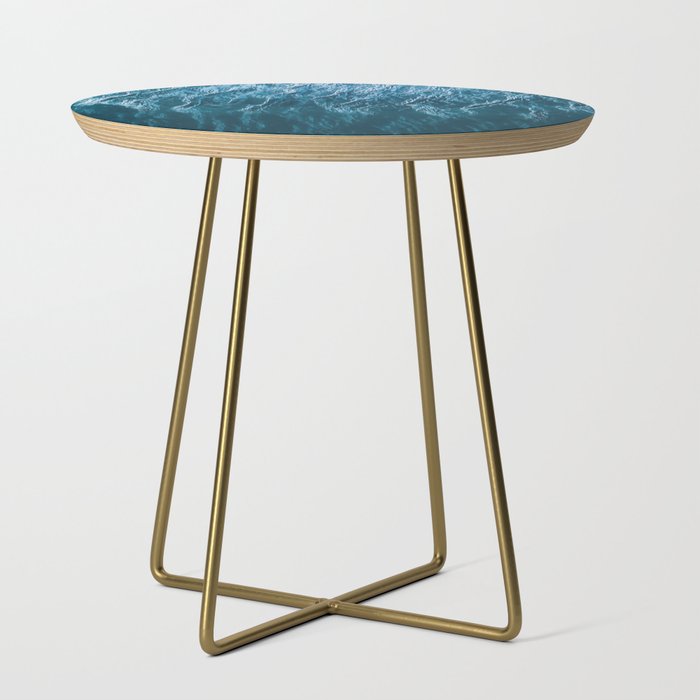 Minimalist Wave Patterns â Oceanscape Photography Side Table Gallery Image 1
