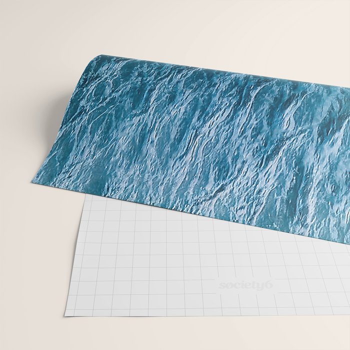 Minimalist Wave Patterns â Oceanscape Photography Wrapping Paper Gallery Image 2