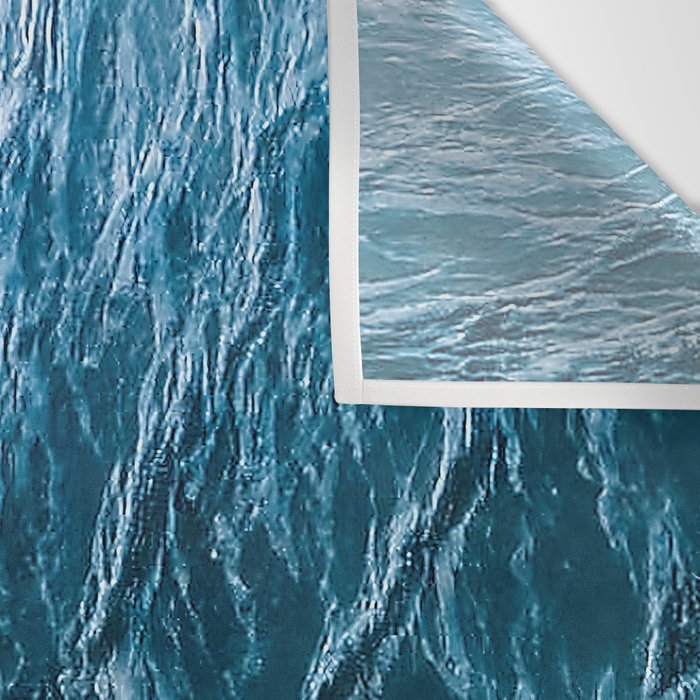 Minimalist Wave Patterns â Oceanscape Photography Wall Tapestry Gallery Image 3