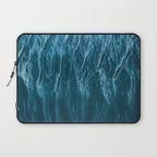 Minimalist Wave Patterns â Oceanscape Photography Laptop Sleeve Gallery Image 1