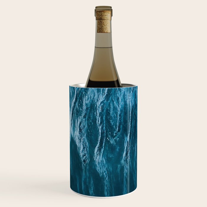 Minimalist Wave Patterns â Oceanscape Photography Wine Chiller Gallery Image 2