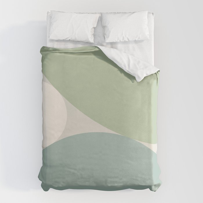 Circular Abstract VI Duvet Cover Gallery Image 1