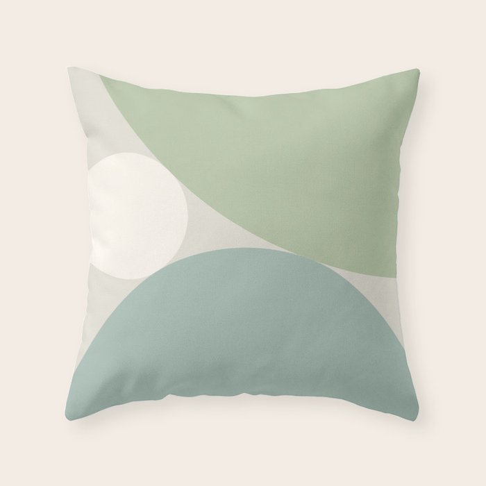 Circular Abstract VI Throw Pillow Gallery Image 6