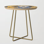 Gustav Klimt Style Dog with Blue and Gold Costume Side Table Gallery Image 1