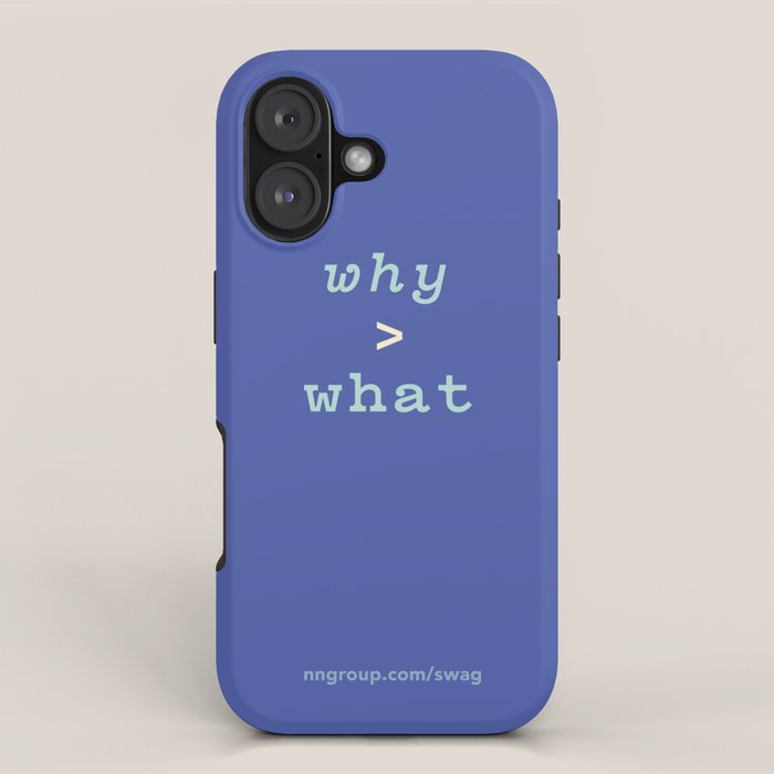 Why > What iPhone Case Gallery Image 1