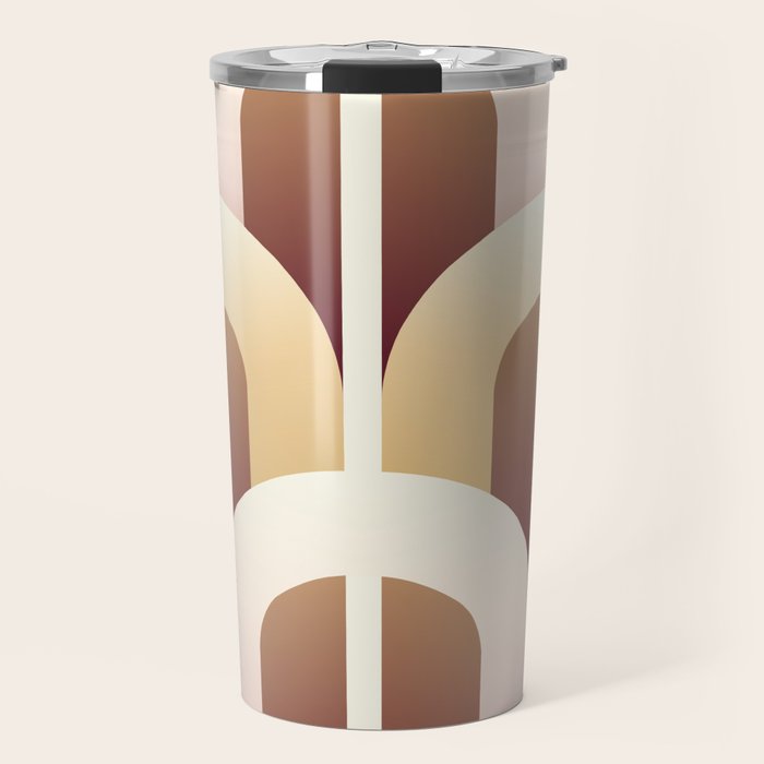 Yellow brown gate Travel Mug Gallery Image 1