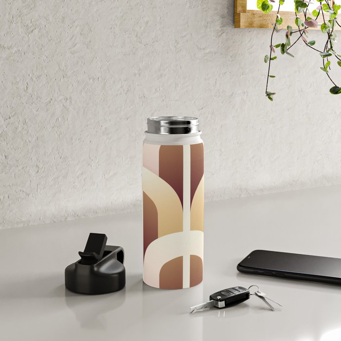 Yellow brown gate Water Bottle Gallery Image 4
