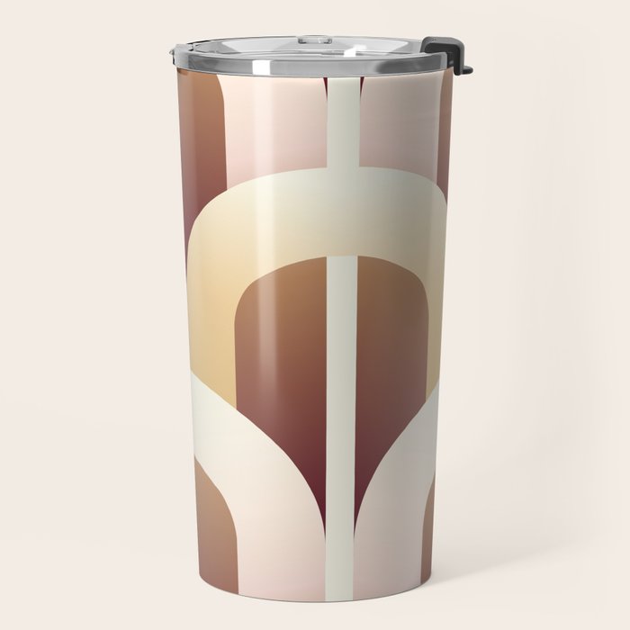 Yellow brown gate Travel Mug Gallery Image 2