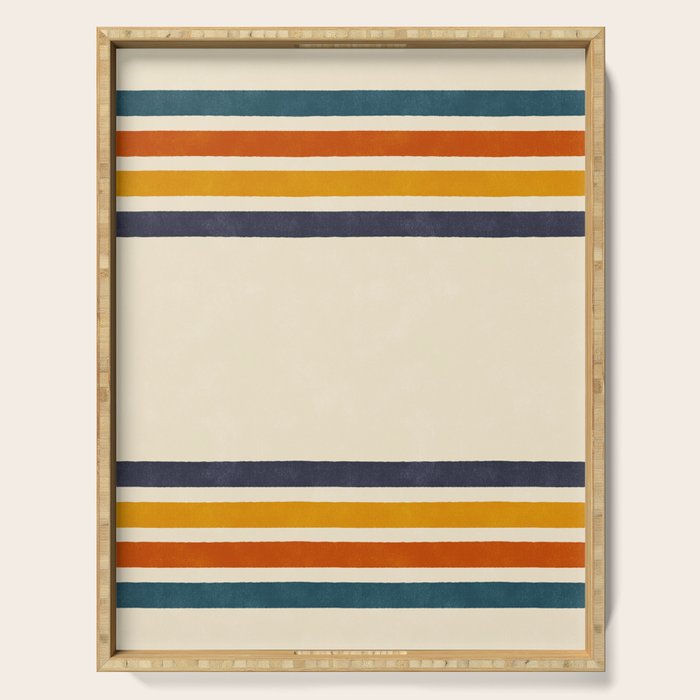 Blanket Stripe - classic Serving Tray Gallery Image 1