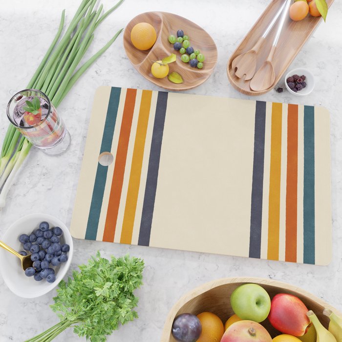 Blanket Stripe - classic Cutting Board Gallery Image 2