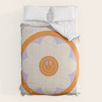 Have a Happy Life Lilac and Orange Comforter Gallery Image 6