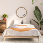 Have a Happy Life Lilac and Orange Comforter Gallery Image 3
