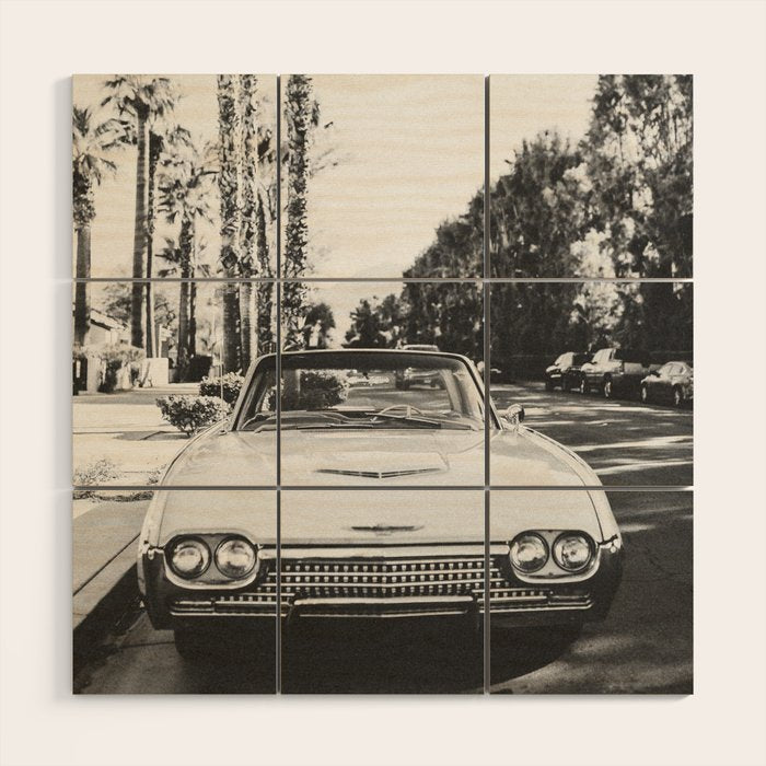 VINTAGE PALM SPRINGS Wood Wall Art Gallery Image 1