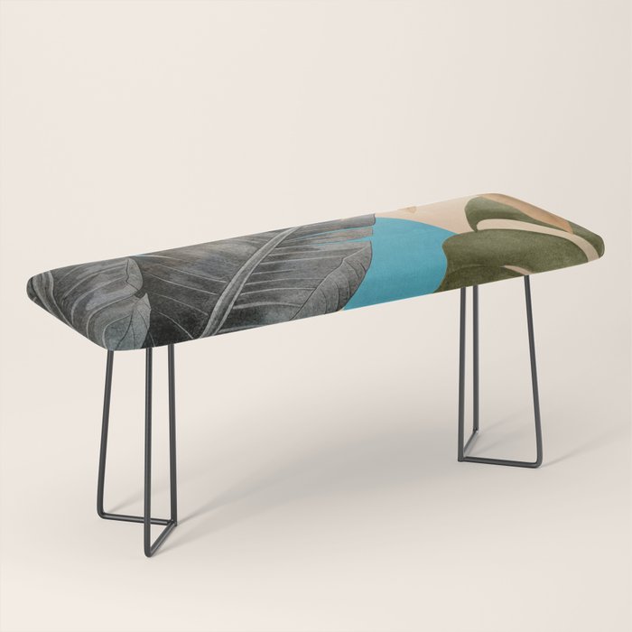 Abstract Tropical Art 16 Bench Gallery Image 1