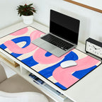Pink Wiggle Embrace Desk Mat Gallery Image 2