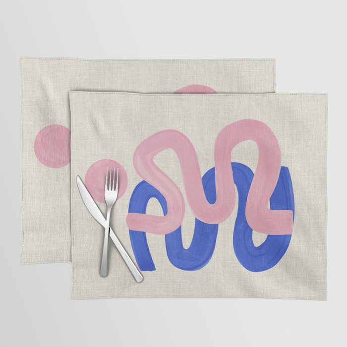 Pink Wiggle Embrace Placemat Gallery Image 1