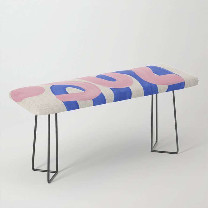 Pink Wiggle Embrace Bench Gallery Image 1