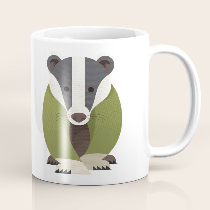 Whimsy Badger Coffee Mug Gallery Image 1