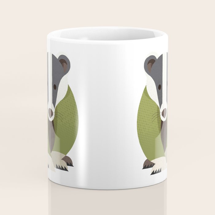 Whimsy Badger Coffee Mug Gallery Image 4