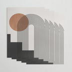 Mid Century Abstract Geometric 5 Wrapping Paper Gallery Image 3