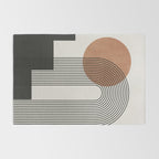Mid Century Abstract Geometric 5 Rug Gallery Image 2