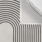 Mid Century Abstract Geometric 5 Wall Tapestry Gallery Image 3