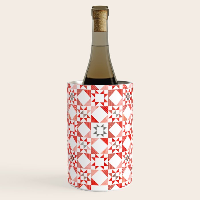 Christmas Quilt - pattern no1 Wine Chiller Gallery Image 1