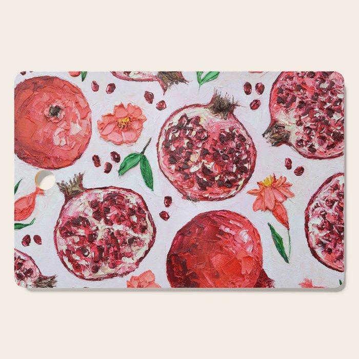 Pomegranate Party Cutting Board Gallery Image 1