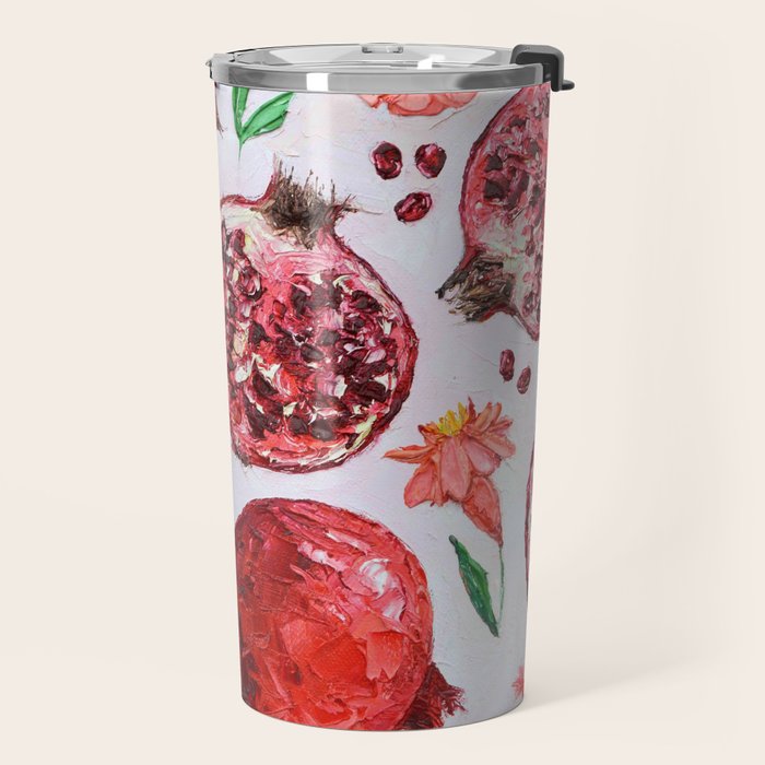 Pomegranate Party Travel Mug Gallery Image 2