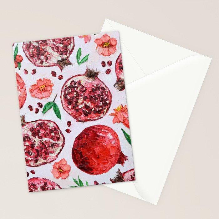 Pomegranate Party Stationery Card Gallery Image 2