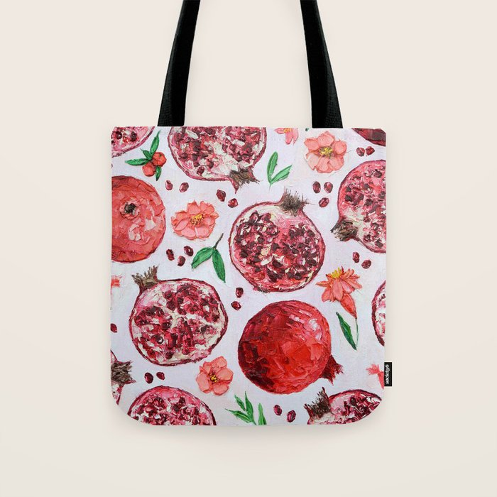 Pomegranate Party Tote Bag Gallery Image 1