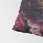 Nostalgic Lush Baroque Night Flowers Pillow Sham Gallery Image 4