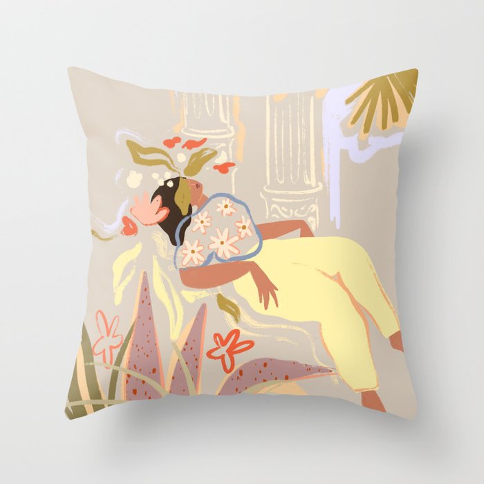 The Garden Throw Pillow Gallery Image 1