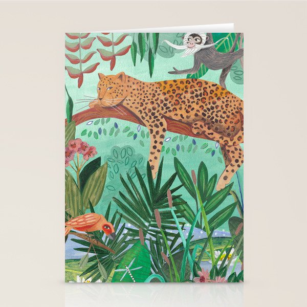 Leopard in the jungle Stationery Card Gallery Image 2