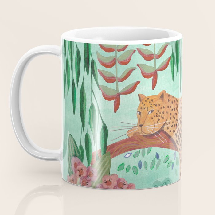 Leopard in the jungle Coffee Mug Gallery Image 3