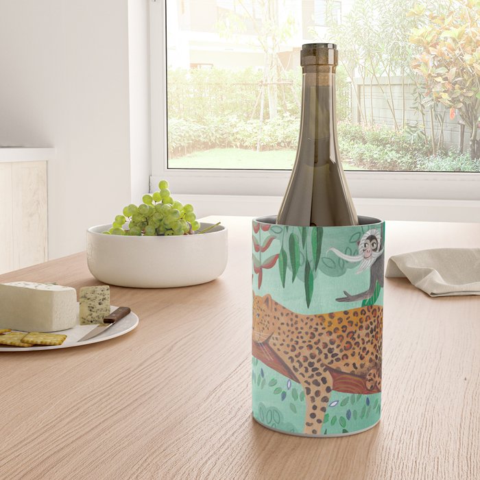 Leopard in the jungle Wine Chiller Gallery Image 4