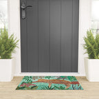 Leopard in the jungle Welcome Mat Gallery Image 3