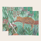 Leopard in the jungle Placemat Gallery Image 1